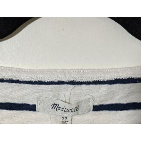 Madewell Embroidered Sun Setlist Boxy Top in Stripe Size XS - Picture 6 of 6